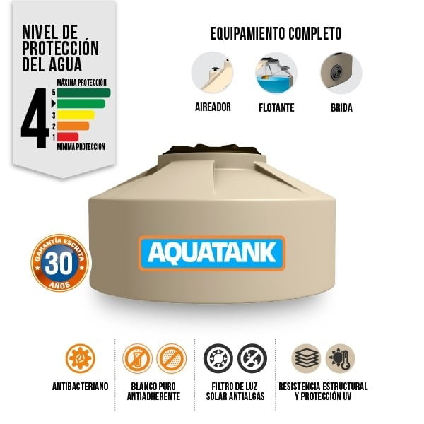 Tanque Aquatank Tric S/Fl Chato 600 Lts.
