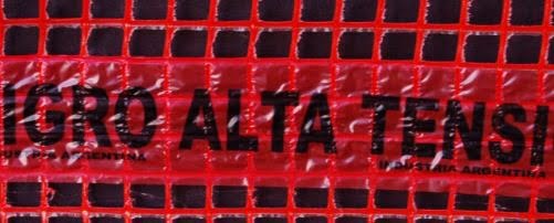 Malla Advert Alta T X15 Cm  Roja Eco